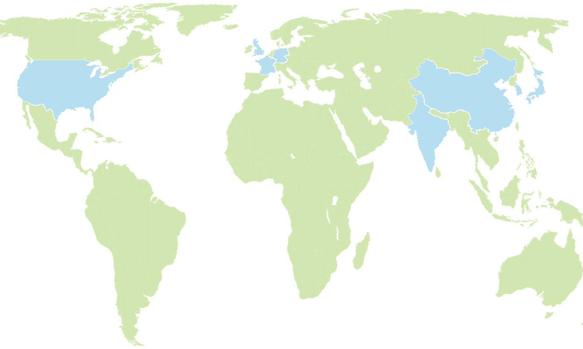 世界各国の空間線量率